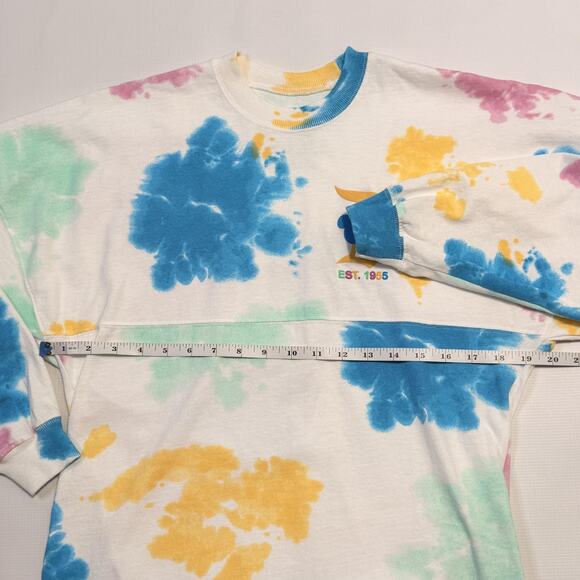 Disneyland Resort Spirit Jersey Shirt Womens XS Pastel Tie Dye Long Sleeve - Picture 9 of 12